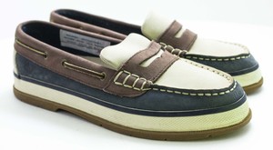 bass two tone loafers