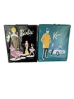 Mattel 1960s vintage Barbie and Ken dolls, cases, clothing, and accessories.