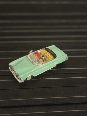 Faller MERCEDES BENZ 230 SL Convertible Mint Green HO Slot Car AMS, Germany 