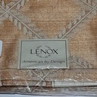 Lenox American by Design Cloth Dinner Napkins Gold 18" Laurel Leaf Classic set 4