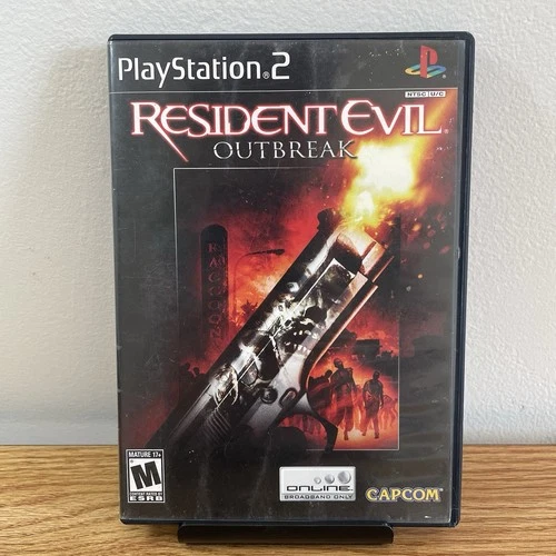 RESIDENT EVIL: Outbreak Sony PlayStation 2 PS2 CIB Complete Tested