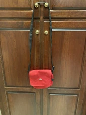 Dickies Shoulder Bag Canvas Small Cross body red Yak Pak Vintage