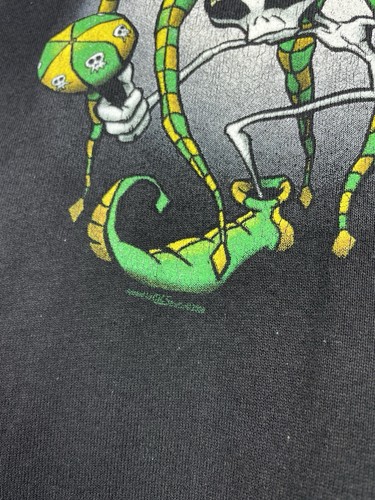 Vintage 90’s Alien Screen Stars Hoodie Distressed Skateboards Y2K Men’s Size XL - Picture 6 of 15