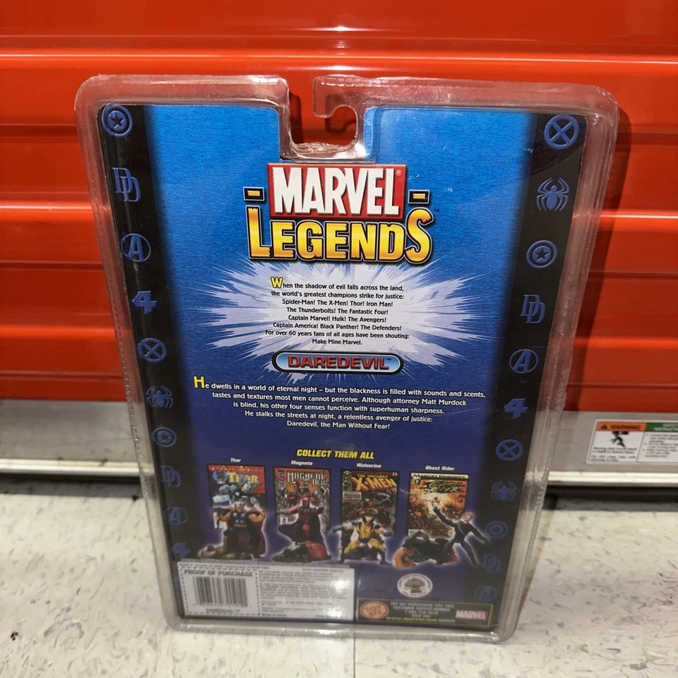 Figura y cómic vintage 2002 ToyBiz Marvel Legends Serie III 3 Daredevil 6" nuevo Foto 2 de 2