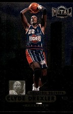 Clyde Drexler 1997-98 Metal Universe Championship #51 Rockets NBA READ FREE SHIP