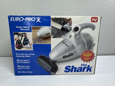 #ad Euro Pro X Shark Turbo Hand Held Vacuum Cleaner Model EP033 700W Bagless $59.95