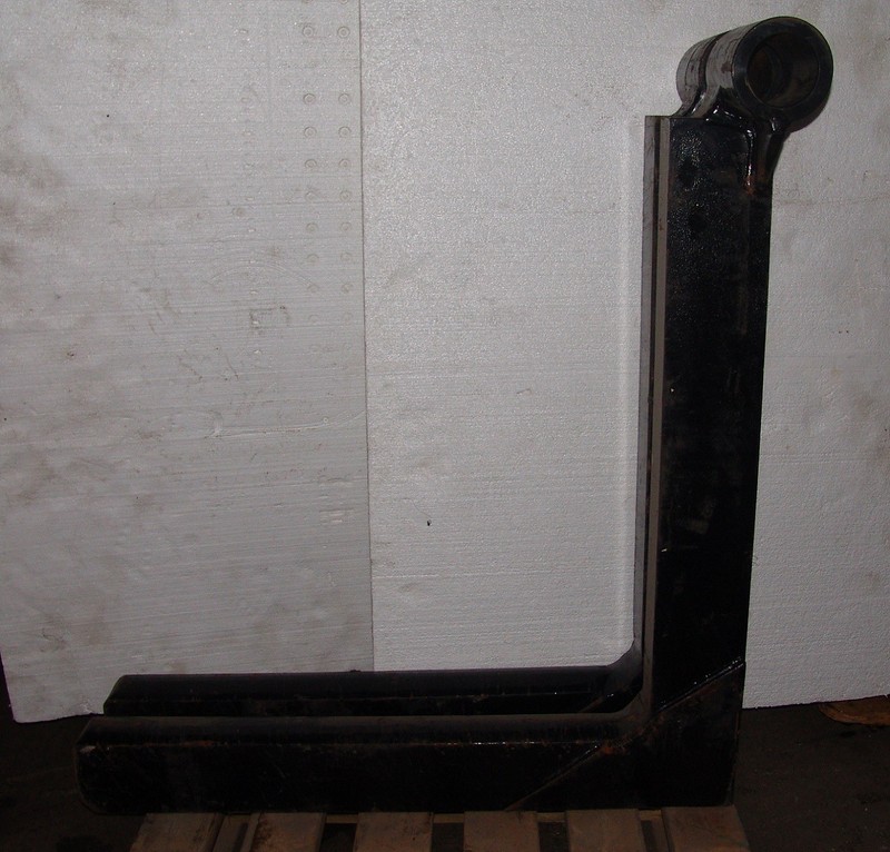 Pin shaft forklift forks 41-1/2" long x 4" wide x 6-1/2" tall