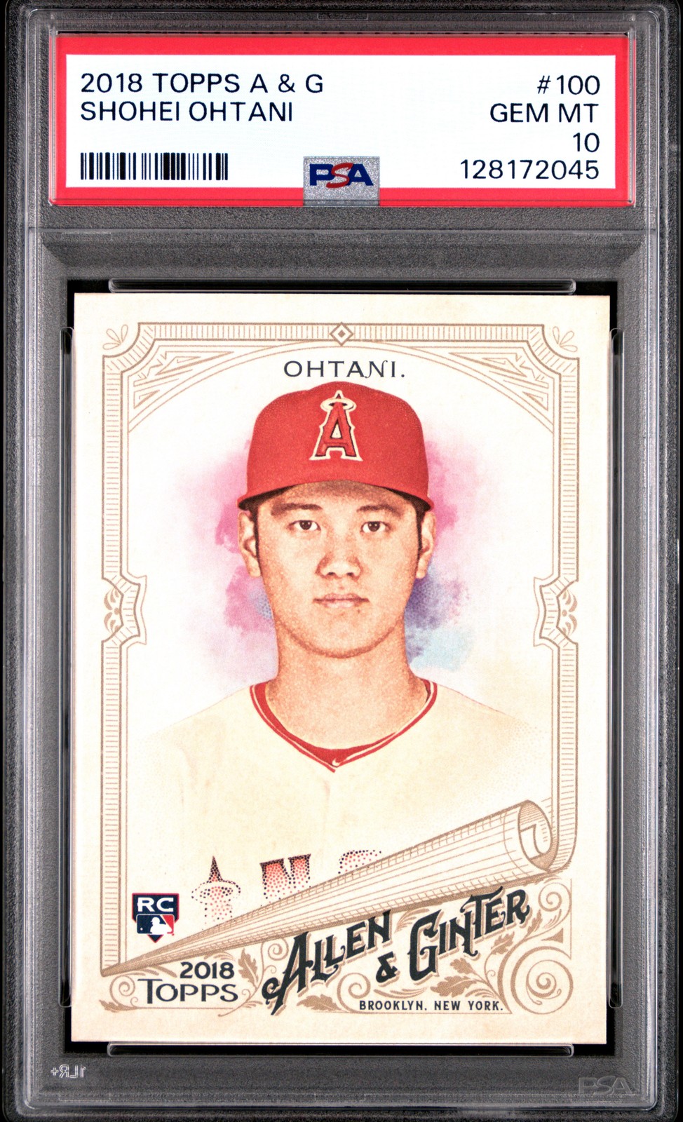 2018 ALLEN & GINTER #100 SHOHEI OHTANI ROOKIE RC PSA 10