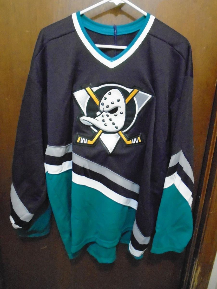 Maillot De Hockey Vintage Homme Starter Anaheim Mighty Ducks Taille L Rouge - Occasion