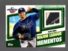2021 Blake Snell Topps Opening Day Major League Mementos Relics #MLMRBS Rays
