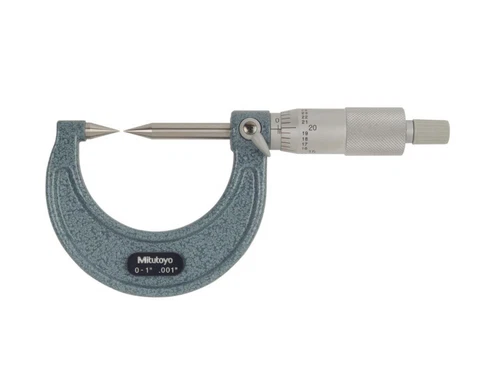 🆕 🇯🇵 New -Mitutoyo 112-237 0–1" Point Micrometer (**CARBIDE-TIPPED**)  0.001