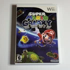 Super Mario Galaxy Nintendo Wii Authentic Complete CIB - Tested & Working