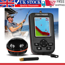 Fish Finder Sonar Sensore Eco Wireless Rilevatore Pesca Montaggio Esca Barca
