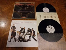 2 Lp Lot White Label Promo Demo Ram Jam & Huey Lewis and the News Crysalis /Epic