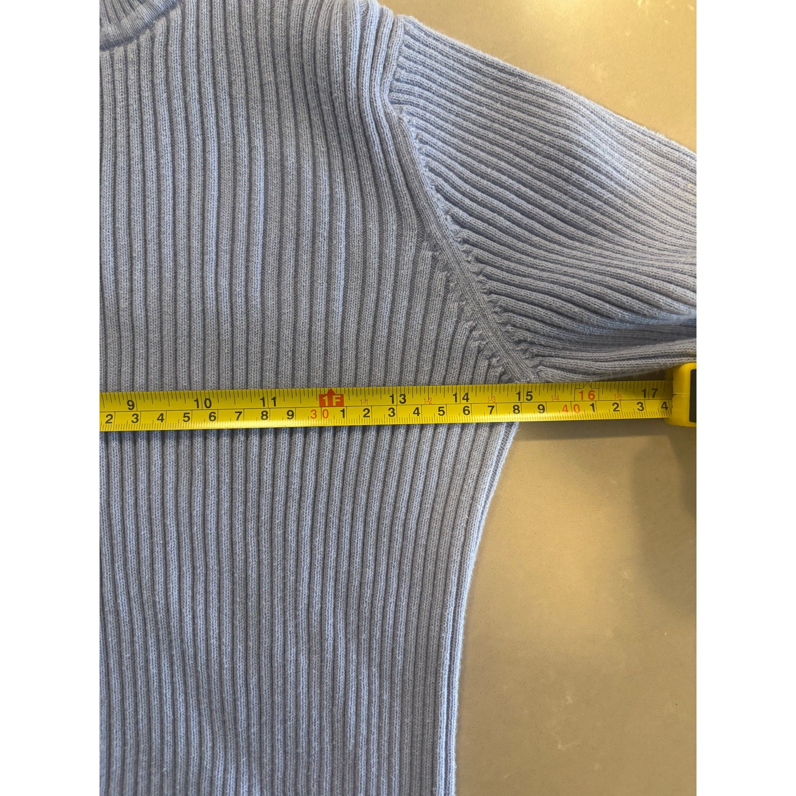 Croft & Barrow Blue Basic Turtle Neck Sweater Wom… - image 4