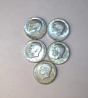 5 High Grade Silver Kennedy Half Dollars priced way below Silver Melt Value