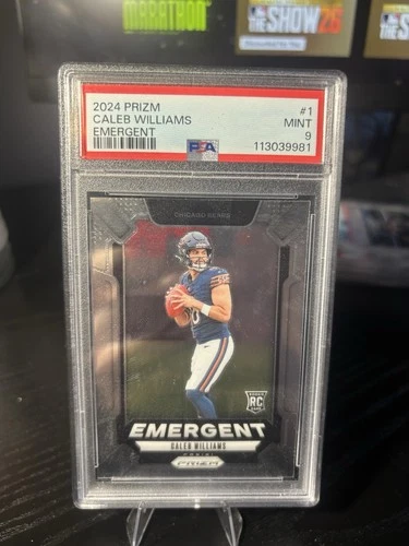 2024 Panini Prizm Emergent Caleb Williams #1 (RC) PSA 9