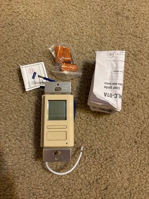 HLC-01A - 7 Day Programmable In-Wall Timer Switch Automatically Turns Lights off