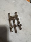 Miniature Brass Easel Antique Italy Decorative Display Stand 3" x 1.75" Picture