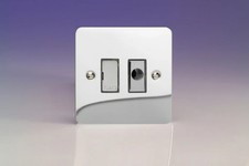 Fused Spur Silver + Flex Outlet Ultraflat Polished Chrome Varilight XFC6UFOD