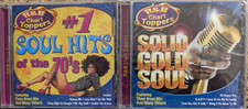 R&B Chart Toppers Solid Gold Soul & #1 Soul Hits of the 70's CD Lot, NEW, SEALED