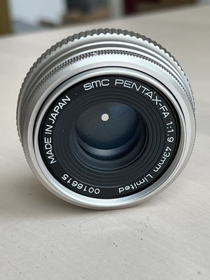 SMC Pentax-FA 43mm f/1.9 Limited   Silber   Made in Japan   Komplett