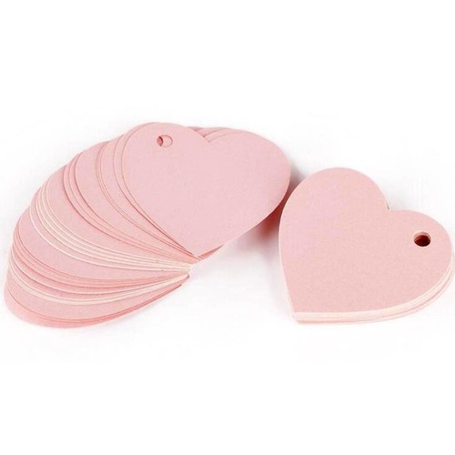 50 Pcs Pink Love Wunschkarte Baby Dekorative Tag Geschenkanhänger - Bild 6 von 11