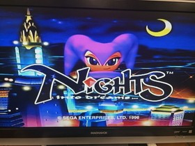 SEGA NiGHTS into Dreams... (Sega Saturn, 1996) Action Adventure w/ Manual