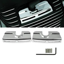 HDBUBALUS Chrome Spark Plug Head Bolt Covers Fit Harley Dyna Softail Twin Cam...
