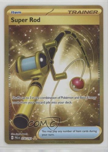 Hyper Rare - Super Rod Pokemon SV02: Paldea Evolved #276 1ge5 | eBay UK