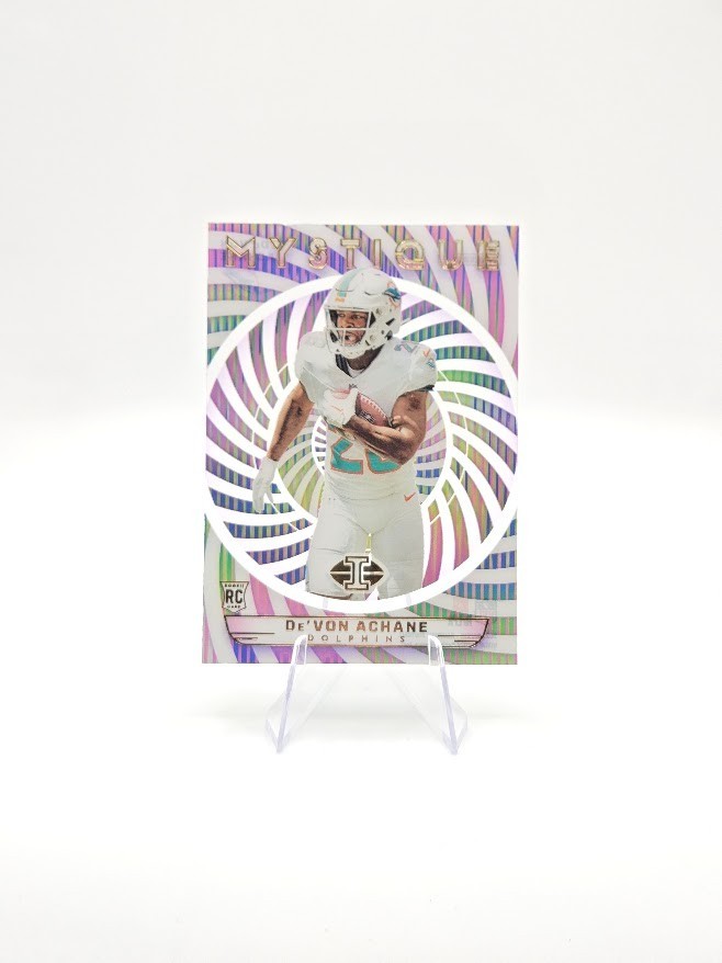 De'Von Achane 2023 Panini Illusions RC Mystique Acetate #9 Dolphins
