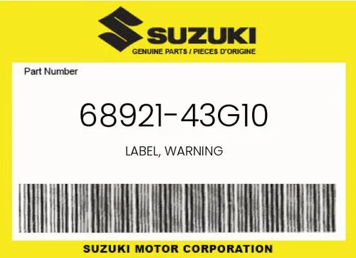 LABEL,GENERAL WARNING & AGE 6