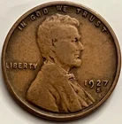 1927-S Lincoln Wheat Cent San Francisco Mint Fine Details 14.3M Mintage BN974