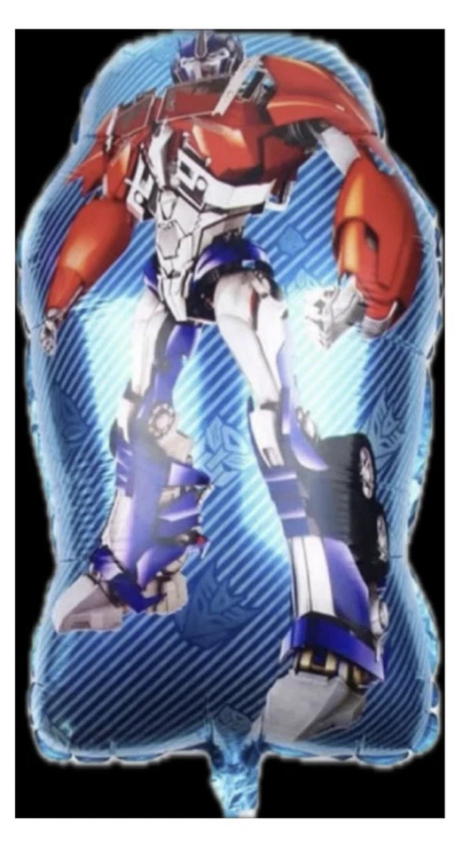 TRANSFORMERS 2 peças balão de papel alumínio decoração festa de aniversário infantil presente menino EUA - Imagem 3 de 3