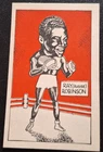 RARE 1949 D CUMMINGS & SON- FAMOUS FIGHTERS SUGAR RAY ROBINSON  SWOP CARD - EX