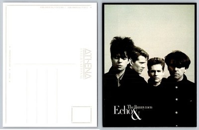 Echo & The Bunnymen 1988 Athena International Postcard Vintage New Wave Band