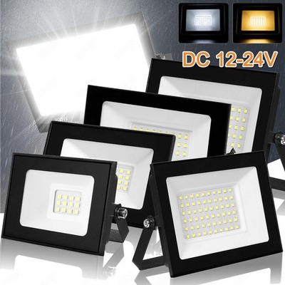 DC 12-24V 10/20W LED Fluter Außen Strahler Scheinwerfer Flutlicht Arbeitsleuchte