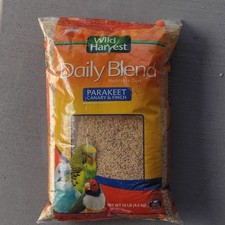 Wild Harvest Daily Blend Bird Food for Parakeet Canary  Finch, 10 lb