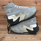 Converse Trainers Womens UK 5 Run Star Motion Hi Slate Sage Silver Platform Shoe