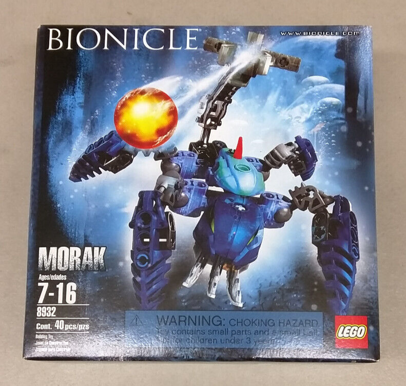 LEGO Bionicle 8932 Morak NEW! RARE! Glow in the Dark Zamor Air