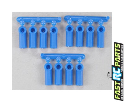 Team Associated RC10B4.2 RPM Heavy Duty 4-40 Rod Ends (Blue) (12) RPM73375