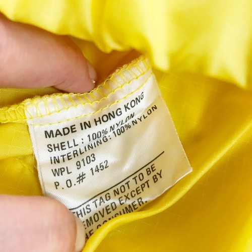 FIELD & STREAM Sailing Nautical Windbreaker Large VTG 80s 90s Preppy Yellow Blue - Picture 10 of 11