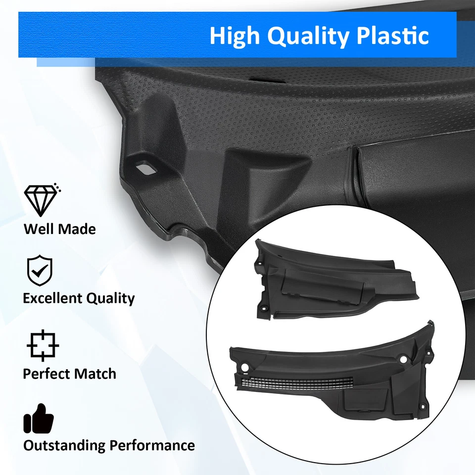 Windshield Wiper Vent Cowl Cover Grille For 2007-2015 Mini Cooper R57 R56 R55 Foto 2 de 4