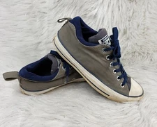 CONVERSE ALL STAR 137695F Gray Navy Blue Sneakers Size Mens 7 Womens 9