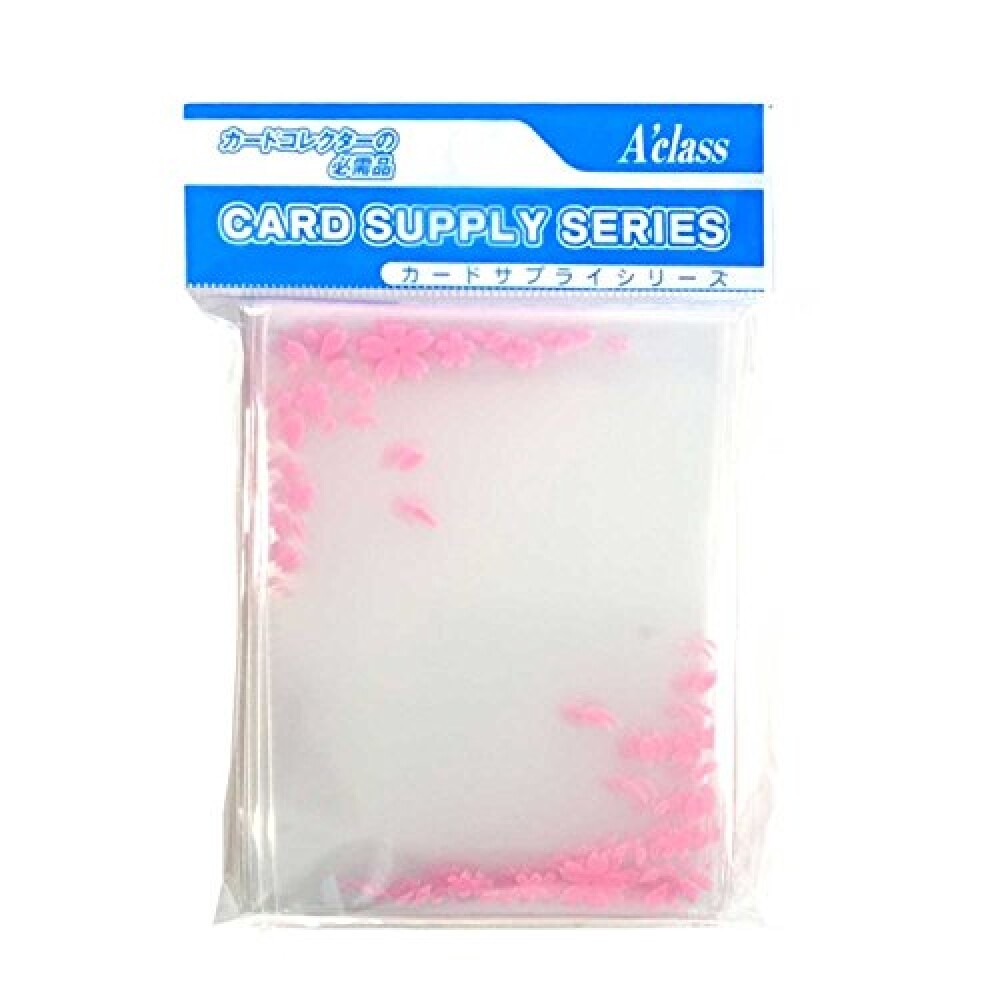 Card Protector Aclass Cherry Blossom Sakura TCG 60 Sleeves Made in