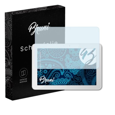 Bruni 2x Folie für Archos 101 Platinum Schutzfolie Displayschutzfolie
