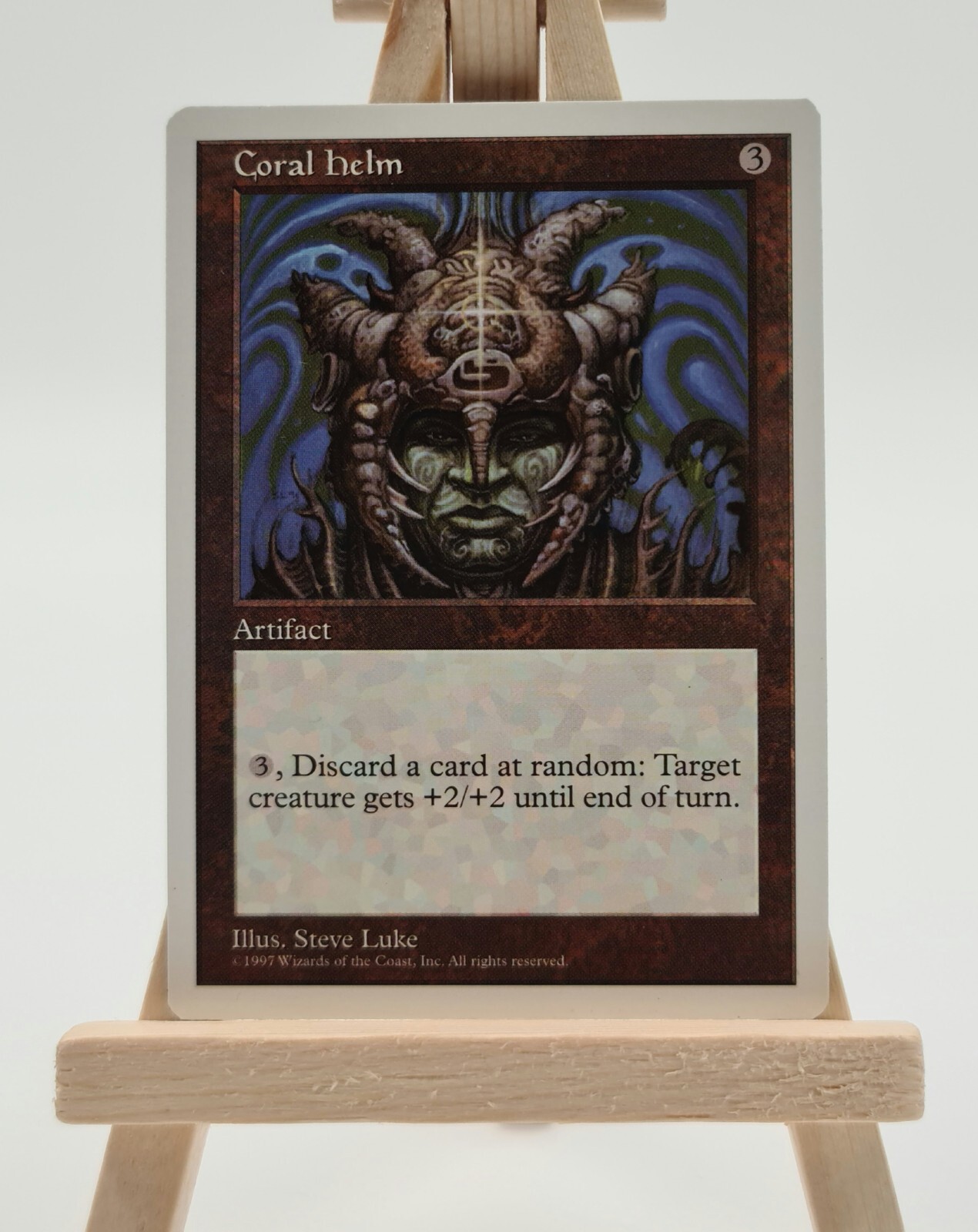 Coral Helmet Fifth Edition (5ED) Magic Card MTG (Coral Helmet)