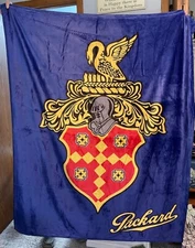 NEW Packard Motor Cars Family Crest Lap/Robe/Picnic Blanket