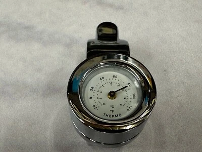 AMAS THE BEST Termometro moto universale per manubrio 22 25 mm in metallo alta qualità