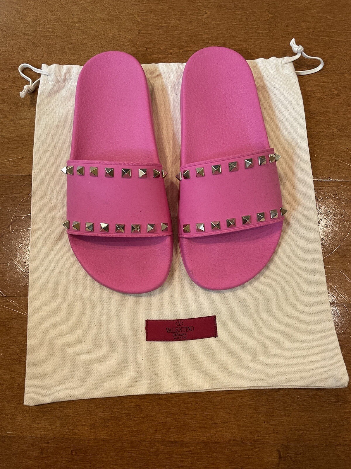 Valentino Shoes Valentino Pink Sliders Valentino Shoes Women